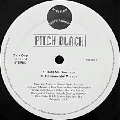 <img class='new_mark_img1' src='https://img.shop-pro.jp/img/new/icons5.gif' style='border:none;display:inline;margin:0px;padding:0px;width:auto;' />PITCH BLACK - HOLD ME DOWN / ASHES TO ASHES (12) (VG+)