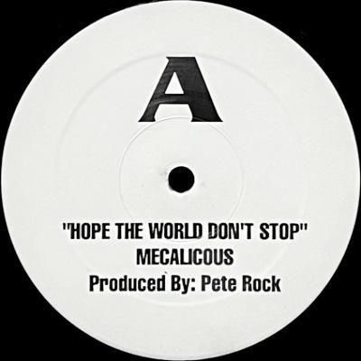 <img class='new_mark_img1' src='https://img.shop-pro.jp/img/new/icons5.gif' style='border:none;display:inline;margin:0px;padding:0px;width:auto;' />MECALICOUS - HOPE THE WORLD DON'T STOP / HOW YOU FEEL (12) (VG+)