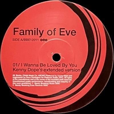 <img class='new_mark_img1' src='https://img.shop-pro.jp/img/new/icons5.gif' style='border:none;display:inline;margin:0px;padding:0px;width:auto;' />FAMILY OF EVE - I WANNA BE LOVED BY YOU (12) (VG+)