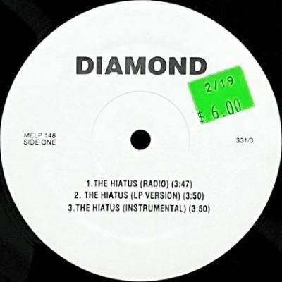 <img class='new_mark_img1' src='https://img.shop-pro.jp/img/new/icons5.gif' style='border:none;display:inline;margin:0px;padding:0px;width:auto;' />DIAMOND - THE HIATUS / NO WONDUH (12) (PROMO) (VG)