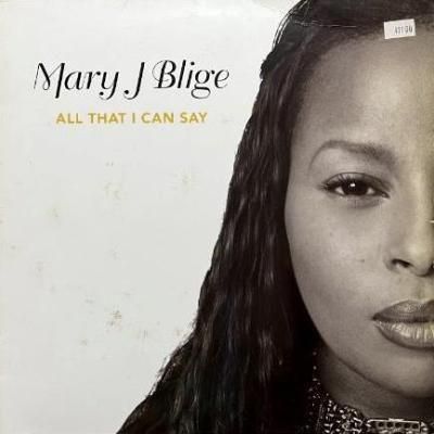 <img class='new_mark_img1' src='https://img.shop-pro.jp/img/new/icons5.gif' style='border:none;display:inline;margin:0px;padding:0px;width:auto;' />MARY J. BLIGE - ALL THAT I CAN SAY (12) (UK) (VG+/VG+)