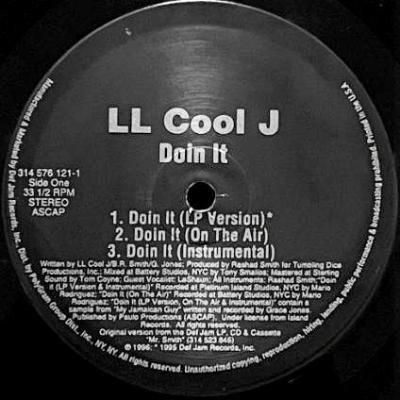 <img class='new_mark_img1' src='https://img.shop-pro.jp/img/new/icons5.gif' style='border:none;display:inline;margin:0px;padding:0px;width:auto;' />LL COOL J - DOIN IT (12) (EX/VG+)