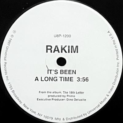 <img class='new_mark_img1' src='https://img.shop-pro.jp/img/new/icons5.gif' style='border:none;display:inline;margin:0px;padding:0px;width:auto;' />RAKIM - IT'S BEEN A LONG TIME (12) (VG+)