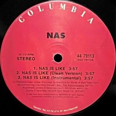 <img class='new_mark_img1' src='https://img.shop-pro.jp/img/new/icons5.gif' style='border:none;display:inline;margin:0px;padding:0px;width:auto;' />NAS - NAS IS LIKE (12) (VG)