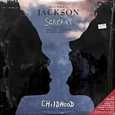 <img class='new_mark_img1' src='https://img.shop-pro.jp/img/new/icons5.gif' style='border:none;display:inline;margin:0px;padding:0px;width:auto;' />MICHAEL JACKSON - SCREAM / CHILDHOOD (12) (VG+/VG)
