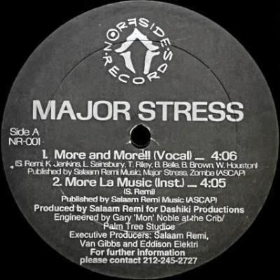 <img class='new_mark_img1' src='https://img.shop-pro.jp/img/new/icons5.gif' style='border:none;display:inline;margin:0px;padding:0px;width:auto;' />MAJOR STRESS - MORE AND MORE / A DAY IN DA STUY (12) (VG+)