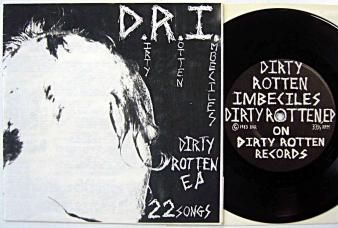 D.R.I. - Dirty Rotten EP : 22 Songs (USED 7”) - NAT RECORDS D.R.I. - Dirty Rotten EP : 22 Songs (USED 7”) - NAT RECORDS