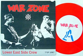 WARZONE - Lower East Side Crew 7” EP 1987 (Ltd.300 Color 7”) - NAT RECORDS