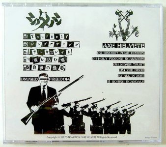 SINOMENOSI / AXE HELVETE - Unused Freedom : Split (Ltd.500 CD) - NAT RECORDS
