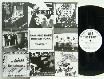VA - Raw And Rare British Punk Volume 1 (USED LP) - NAT RECORDS