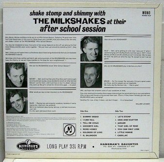 THE MILKSHAKES - After School Session (USED LP) - NAT RECORDS