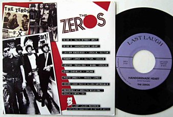 THE ZEROS - Main Street Brat (USED 7”) - NAT RECORDS