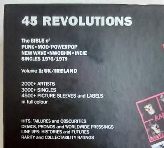 アート・デザイン・音楽 1976/1979 45REVOLUTIONS VOL.1 UK/IRELAND 1976/1979) 45 Revolutions : Volume 1 UK / Ireland (USED BOOK