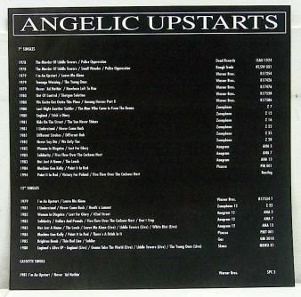 ANGELIC UPSTARTS - The Independent Punk Singles Collection