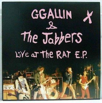 GG ALLIN & THE JABBERS - Live At The Rat E.P. (Ltd.500 12