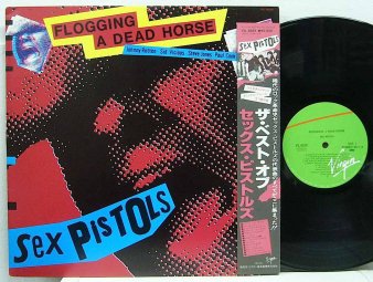 SEX PISTOLS - Flogging A Dead Horse (USED LP) - NAT RECORDS