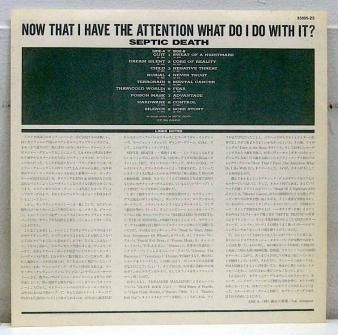 SEPTIC DEATH/Attention パスヘッド ハードコア