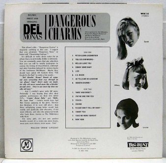 THE DELMONAS - Dangerous Charms (USED LP) - NAT RECORDS