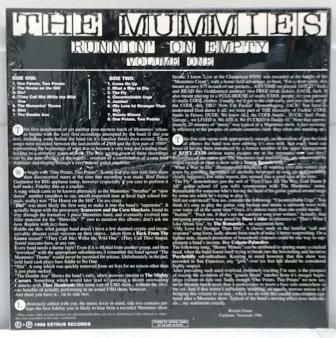 The Mummies / Runnin' On Empty〜 レコード The Mummies – Runnin' On Empty Volume Two – Vinyl (LP, Album