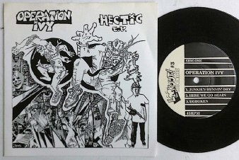 OPERATION IVY - Hectic E.P. (USED 7