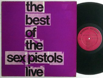 SEX PISTOLS - The Best Of The Sex Pistols Live (USED LP) - NAT RECORDS