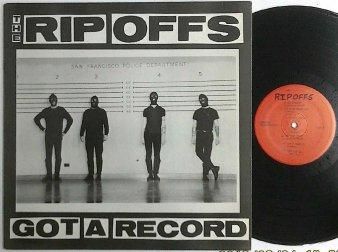 THE RIP OFFS - Got A Record (USED LP) - NAT RECORDS