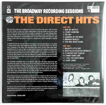 DIRECT HITS - The Broadway Recording Sessions (LP) - NAT RECORDS