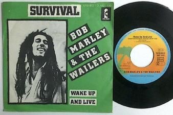 BOB MARLEY & THE WAILERS - Survival : Germany (USED 7