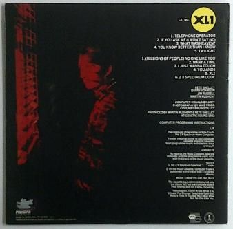 ★ Pete Shelley レコード LP Pete Shelley – XL•1 – Vinyl (Indianapolis Pressing, LP