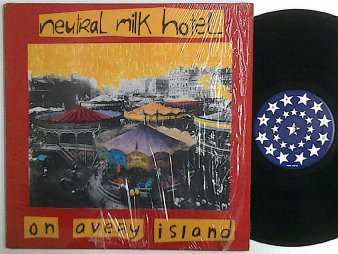 NEUTRAL MILK HOTEL - On Avery Island (USED LP) - NAT RECORDS