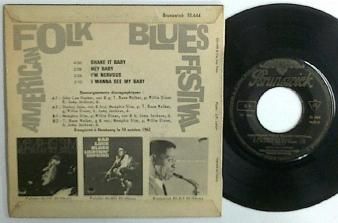 John Lee Babbacombe ukオリジナル レコード JOHN LEE HOOKER - American Blues Festival - Shake It Baby