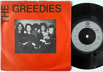 THE GREEDIES - A Merry Jingle (USED 7”) - NAT RECORDS