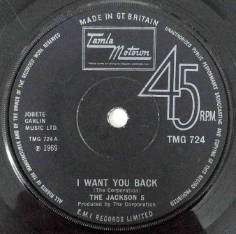 THE JACKSON 5 - I Want You Back (USED 7