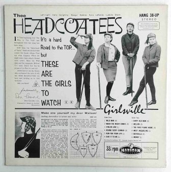 THEE HEADCOATEES - Girlsville (USED LP) - NAT RECORDS