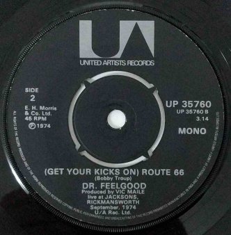 Dr. FEELGOOD - Roxette / (Get Your Kicks On) Route 66 (USED 7