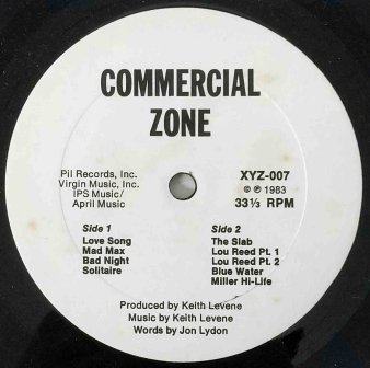 PIL - Commercial Zone (USED LP) - NAT RECORDS