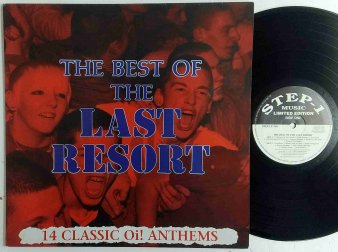 THE LAST RESORT - The Best Of The Last Resort : 14 Classic Oi! Anthems  (USED LP) - NAT RECORDS