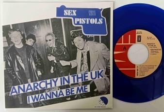 SEX PISTOLS - Anarchy In The U.K. : Dutch Blue Vinyl (Ltd. 7