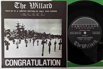 THE WILLARD - Congratulation (USED 7”) - NAT RECORDS