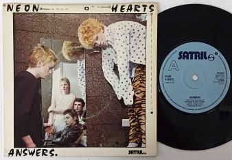 NEON HEARTS レコード　UK original NEON HEARTS - Answers (USED 7