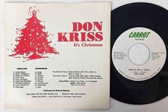 DON KRISS - It's Christmas / Jingle Bell Rock (DEADSTOCK 7