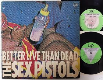 THE SEX PISTOLS - Better Live Than Dead : Japanese (USED LP + 7