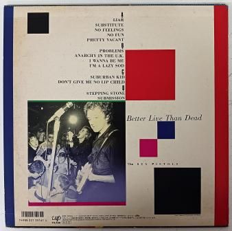 THE SEX PISTOLS - Better Live Than Dead : Japanese (USED LP + 7