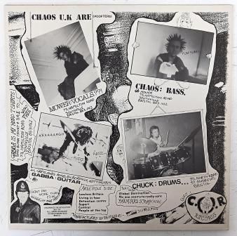 CHAOS U.K. - Short Sharp Shock (USED LP) - NAT RECORDS