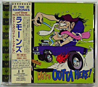 THE RAMONES - We're Outta Here! (USED CD) - NAT RECORDS