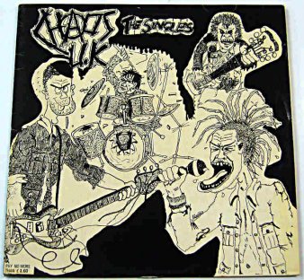 CHAOS UK - The Singles (USED LP) - NAT RECORDS