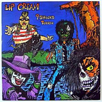 LIP CREAM - 9 Shocks Terror (USED LP) - NAT RECORDS