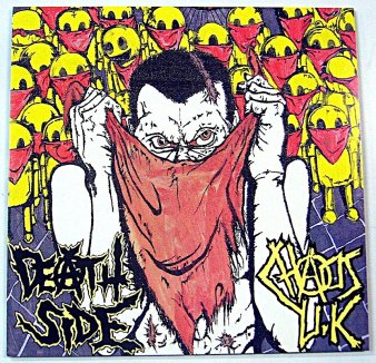 DEATH SIDE / CHAOS U.K. - Split (Ltd. LP) - NAT RECORDS