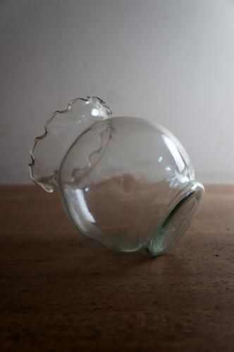 ☆小さめな金魚鉢 ガラス瓶 - 昭和レトロ雑貨 古道具 アミックス