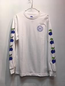 Gnarly Cherries Long Sleeve Tee White